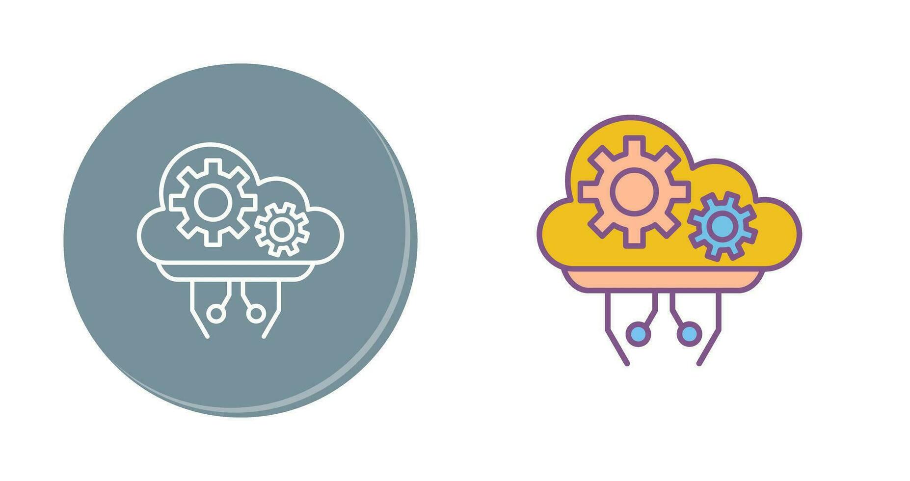 cloud computing vector icon