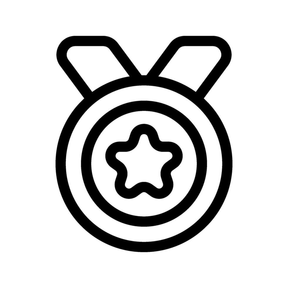 medaille icoon vector symbool ontwerp illustratie