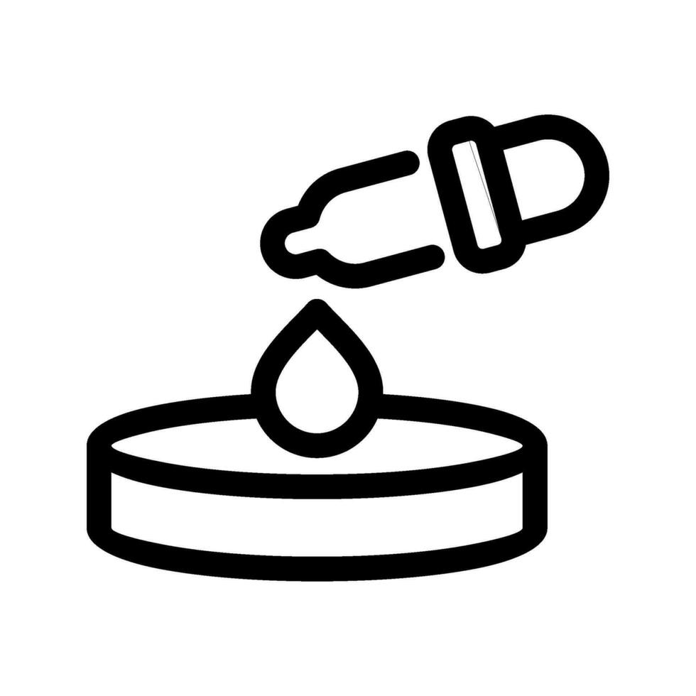 Petri schotel icoon vector symbool ontwerp illustratie