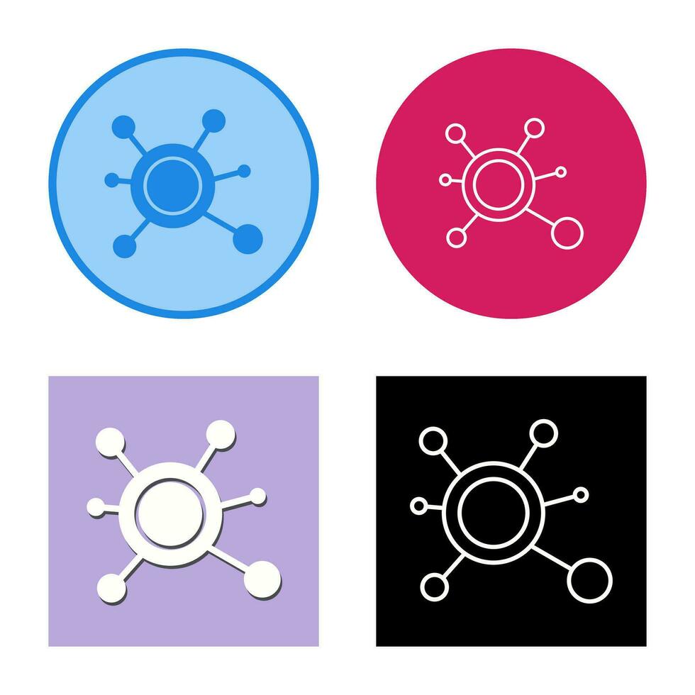 molecuul vector pictogram