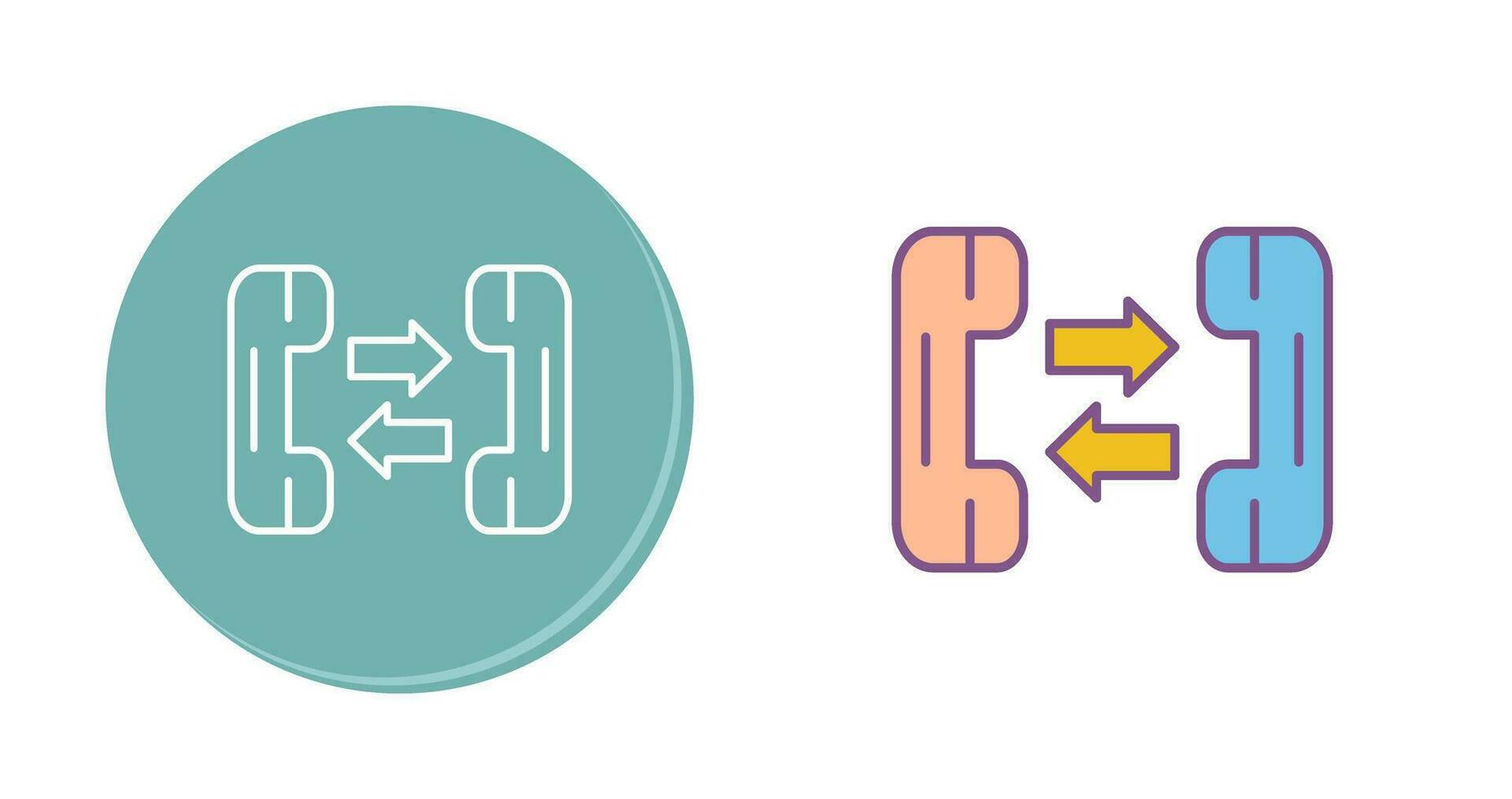 telefoongesprek vector pictogram