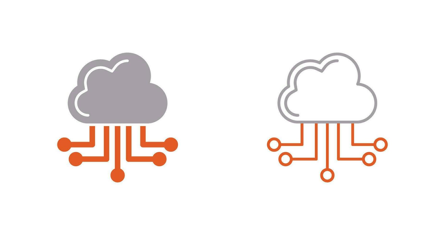 cloud computing vector icon