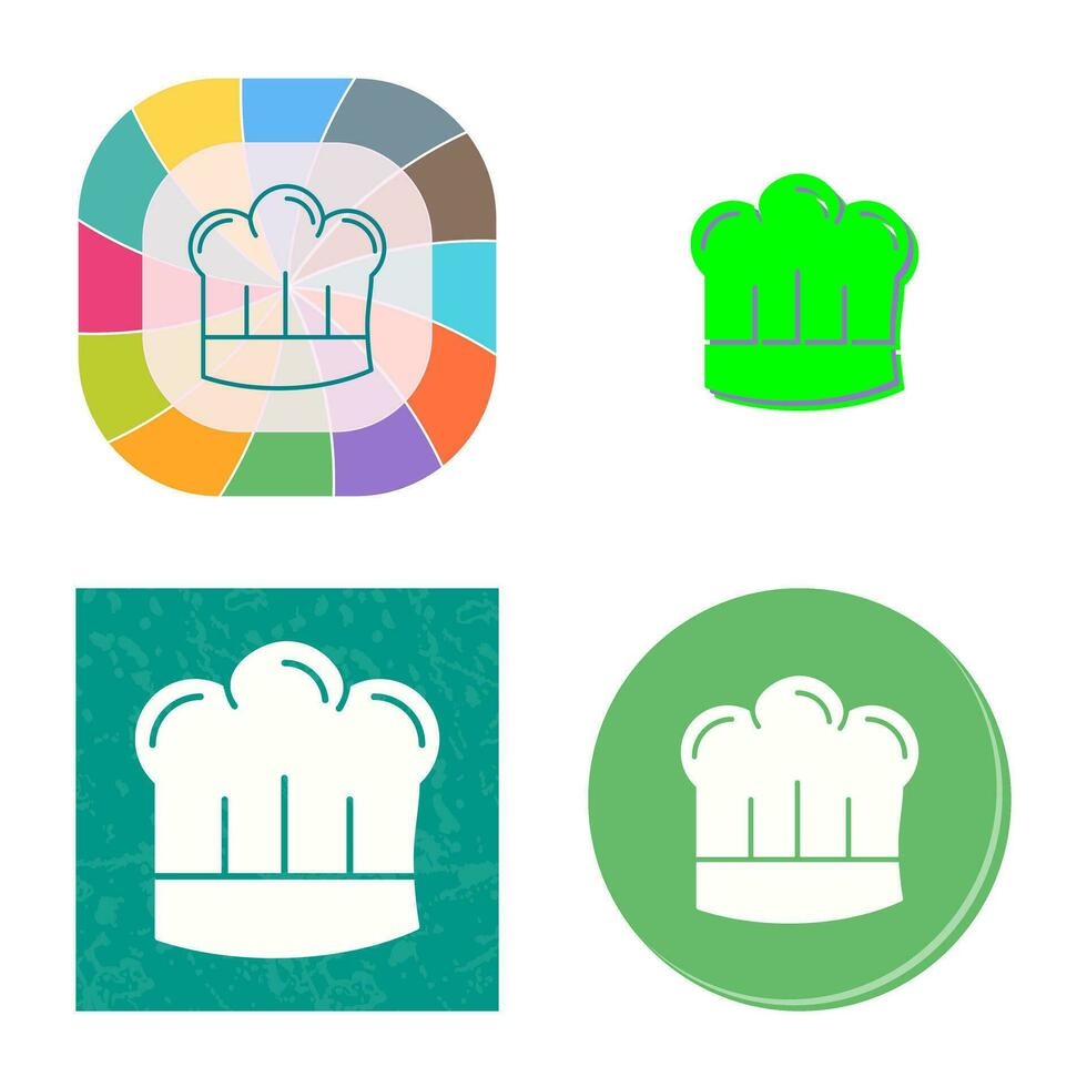 chef hoed vector icon