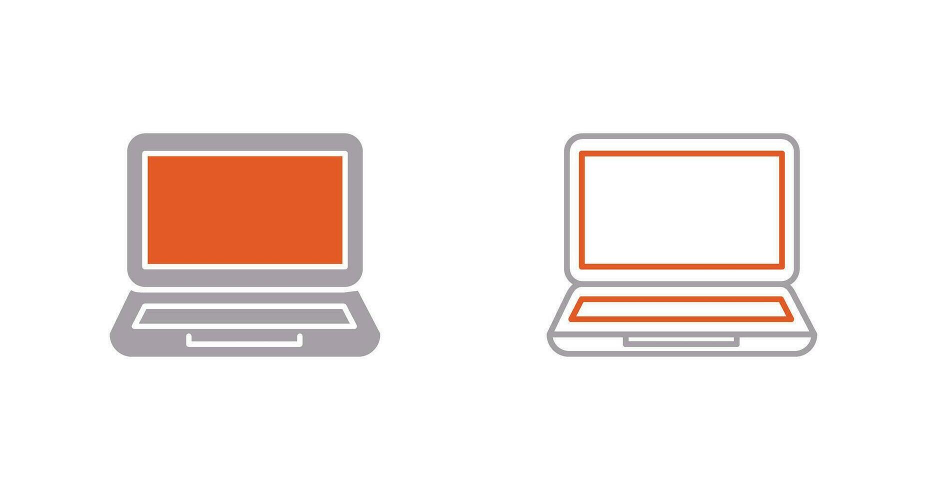 laptop vector pictogram