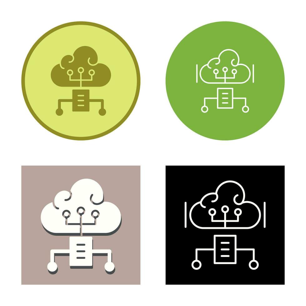 cloud computing vector icon