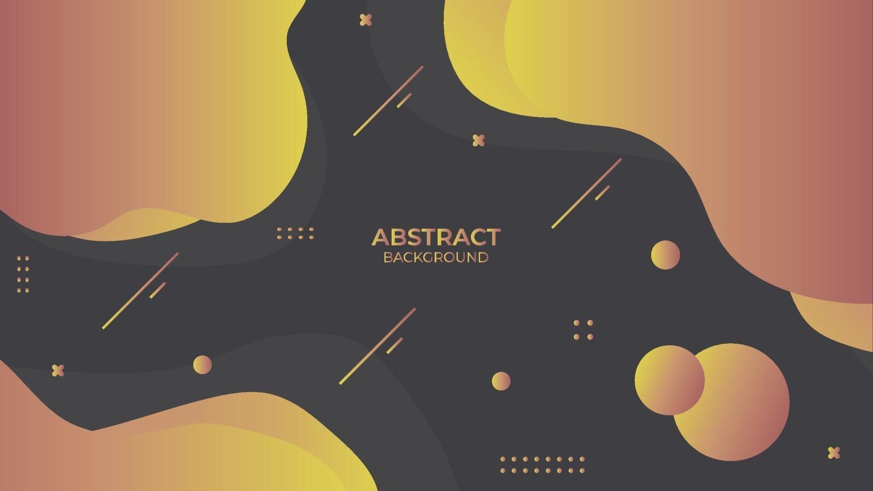 abstracte ontwerp achtergrond vloeistof met geometrisch object vector