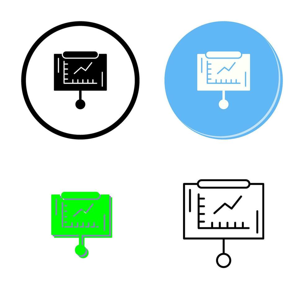 lijn diagram vector icoon