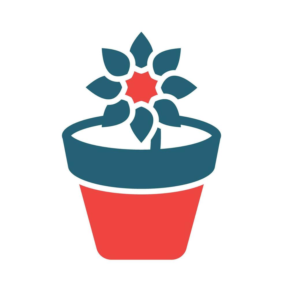 fabriek pot vector glyph twee kleur icoon voor persoonlijk en reclame gebruiken.