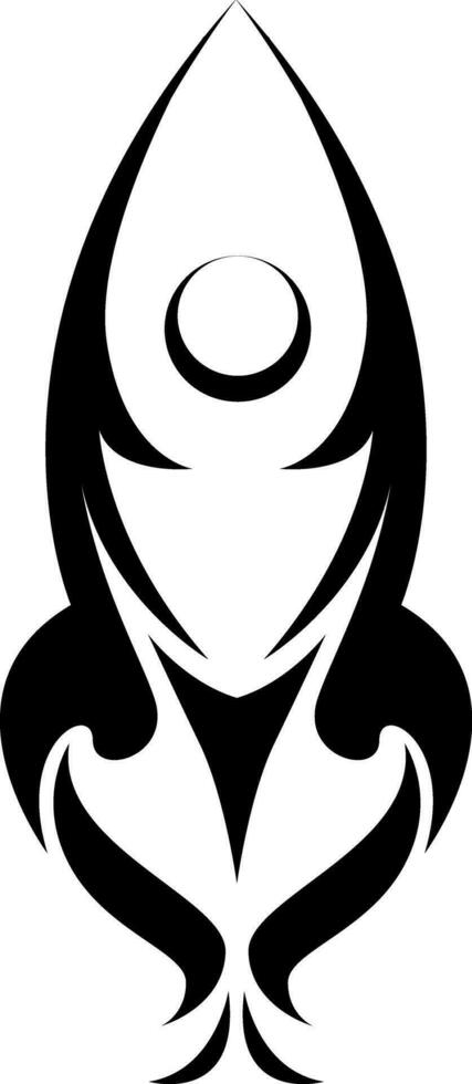 tribal raket tatoeëren vector