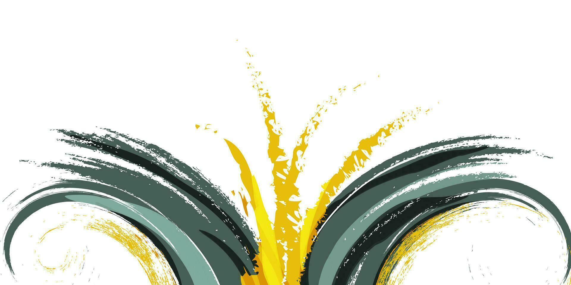 abstract en kleurrijk borstel achtergrond grunge achtergrond borstel beroerte illustratie vector