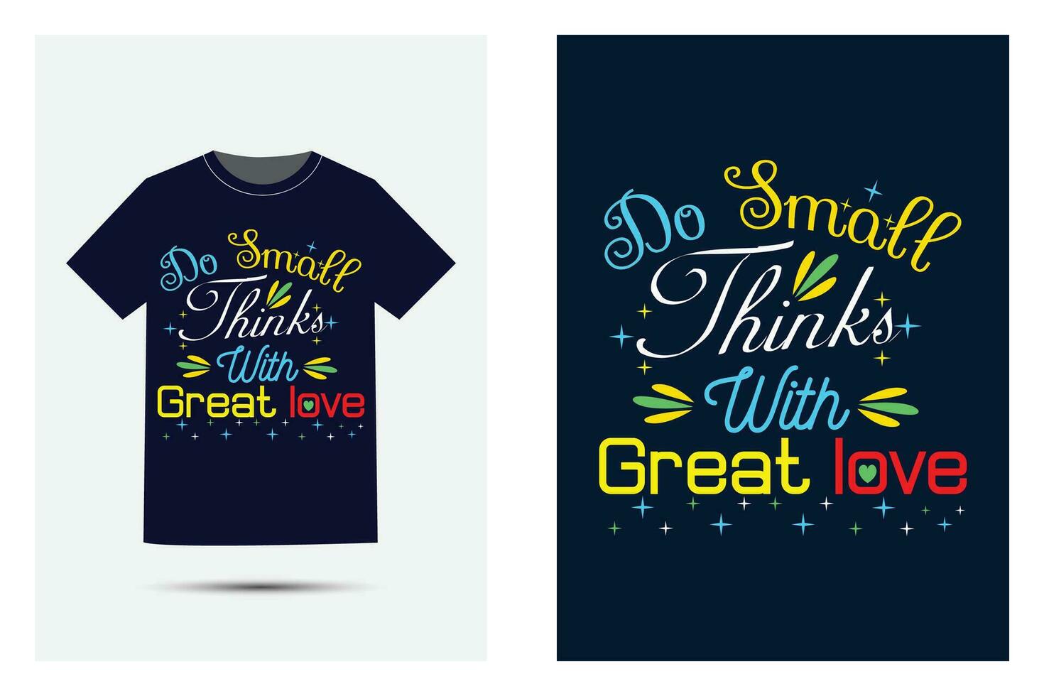typografie t-shirt ontwerpsjabloon vector