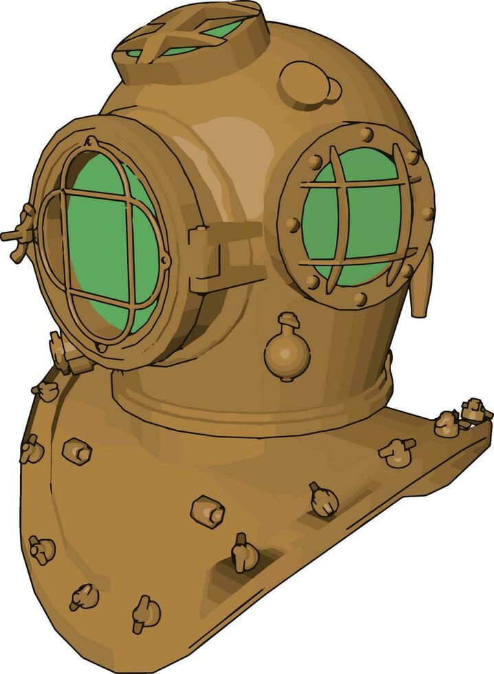 een veiligheid zuurstof masker vector of kleur illustratie