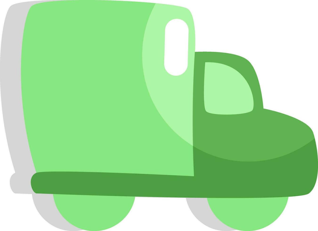 ecologie vrachtwagen, icoon, vector Aan wit achtergrond.