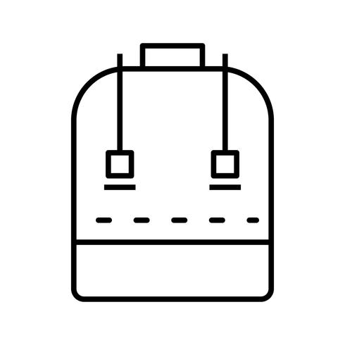 Lijn zwart pictogram vector