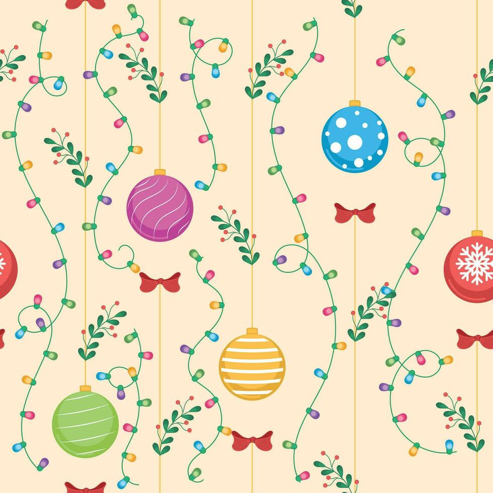 Kerstmis patroon achtergrond geschenk omhulsel papier vector