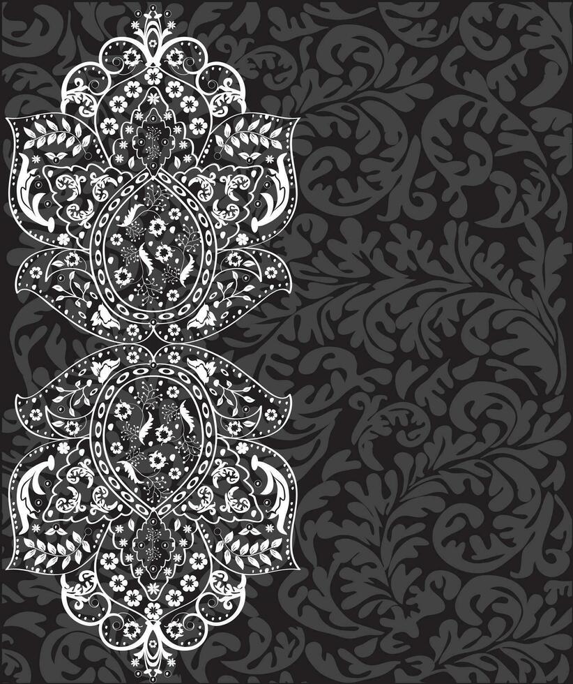 wijnoogst uitnodiging kaart met overladen elegant abstract bloemen ontwerp vector