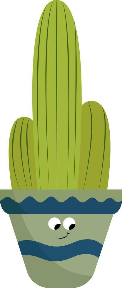 een groep van cactussen vector of kleur illustratie