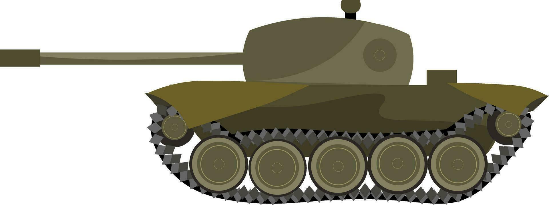 een zwaar tank vector of kleur illustratie