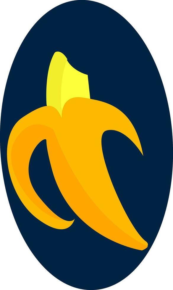 banaan kleur, vector of kleur illustratie.