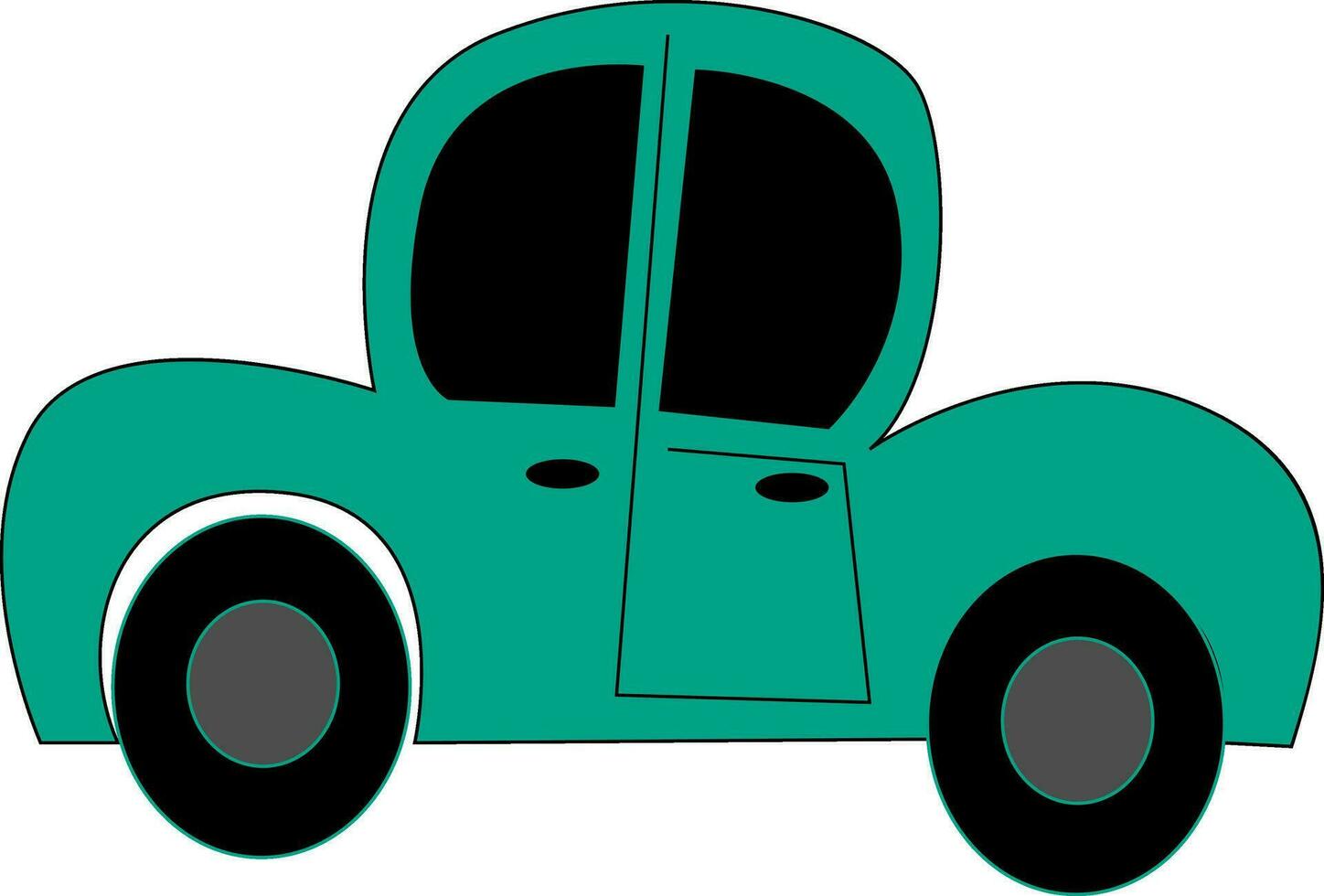 auto, vector of kleur illustratie.