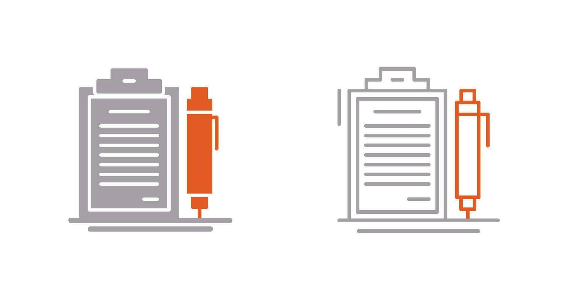 contract vector pictogram