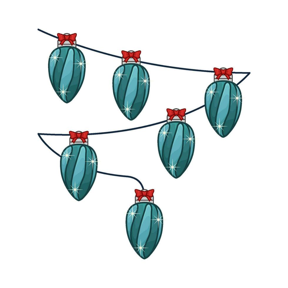 Kerstmis lamp illustratie vector