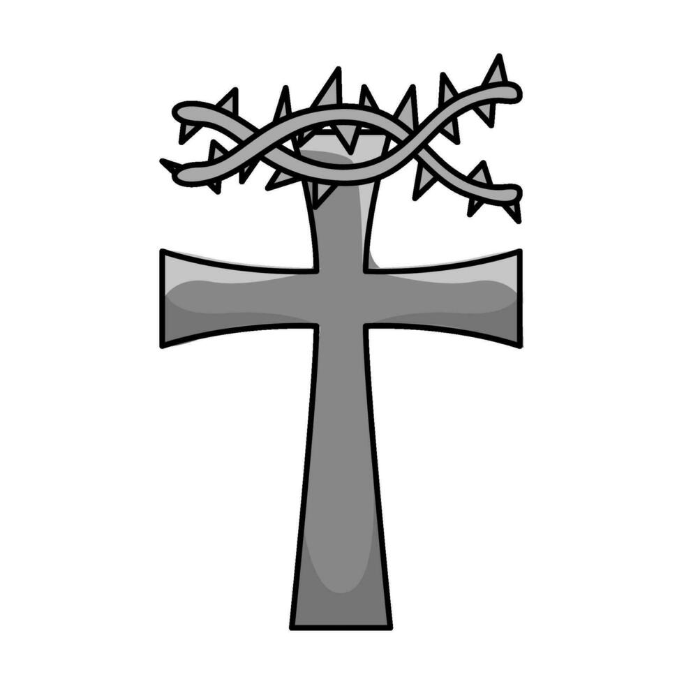 Pasen kruis illustratie vector