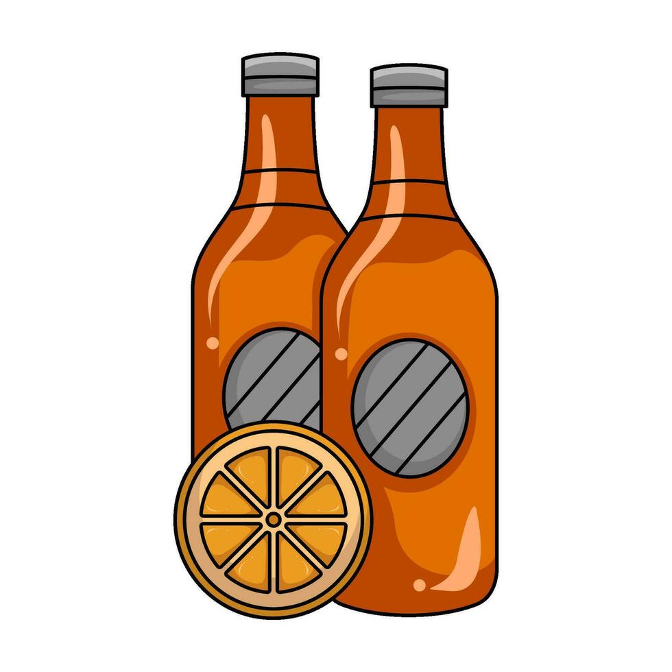 citroen drank illustratie vector