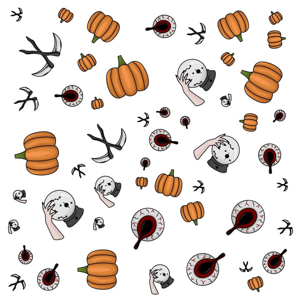 halloween patroon illustratie vector