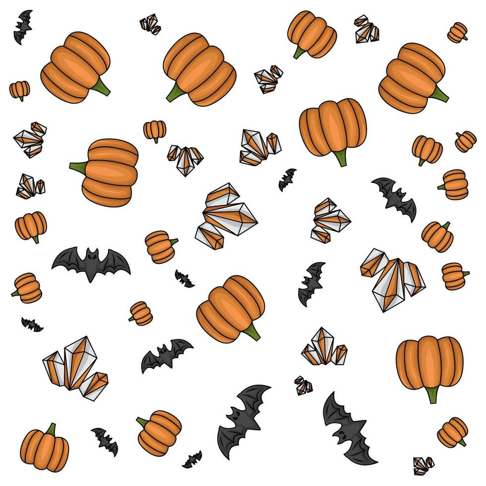 halloween patroon illustratie vector