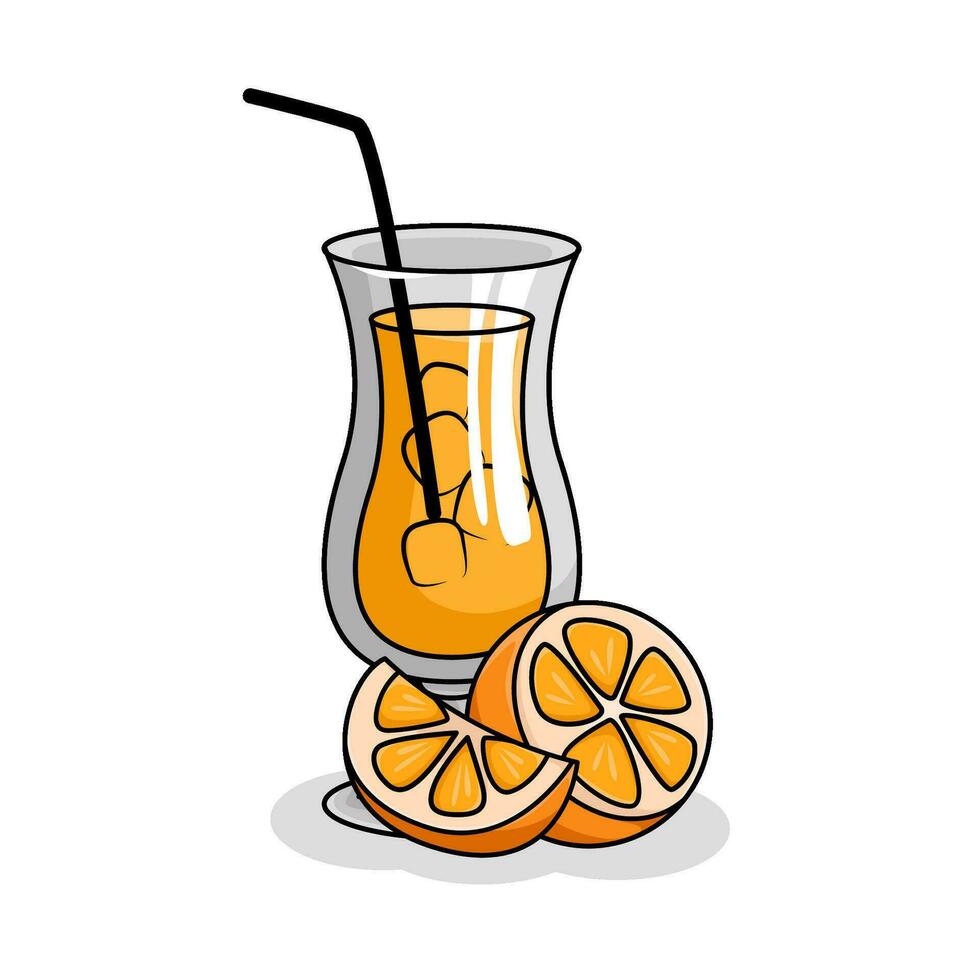 citroen drinken illustratie vector