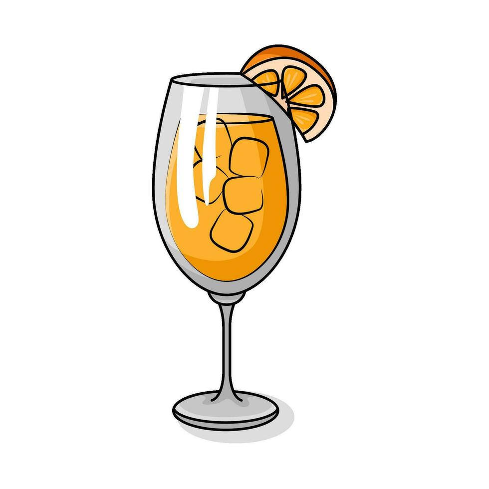 citroen drinken illustratie vector