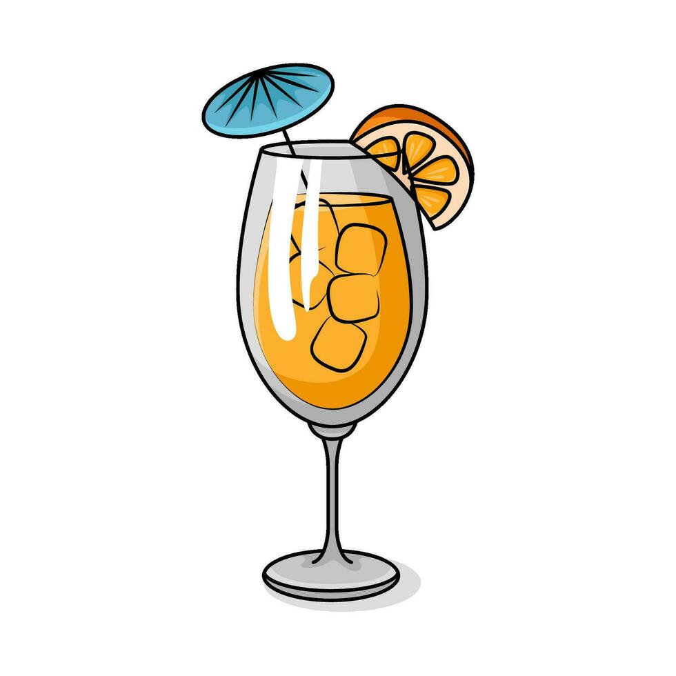 citroen drinken illustratie vector