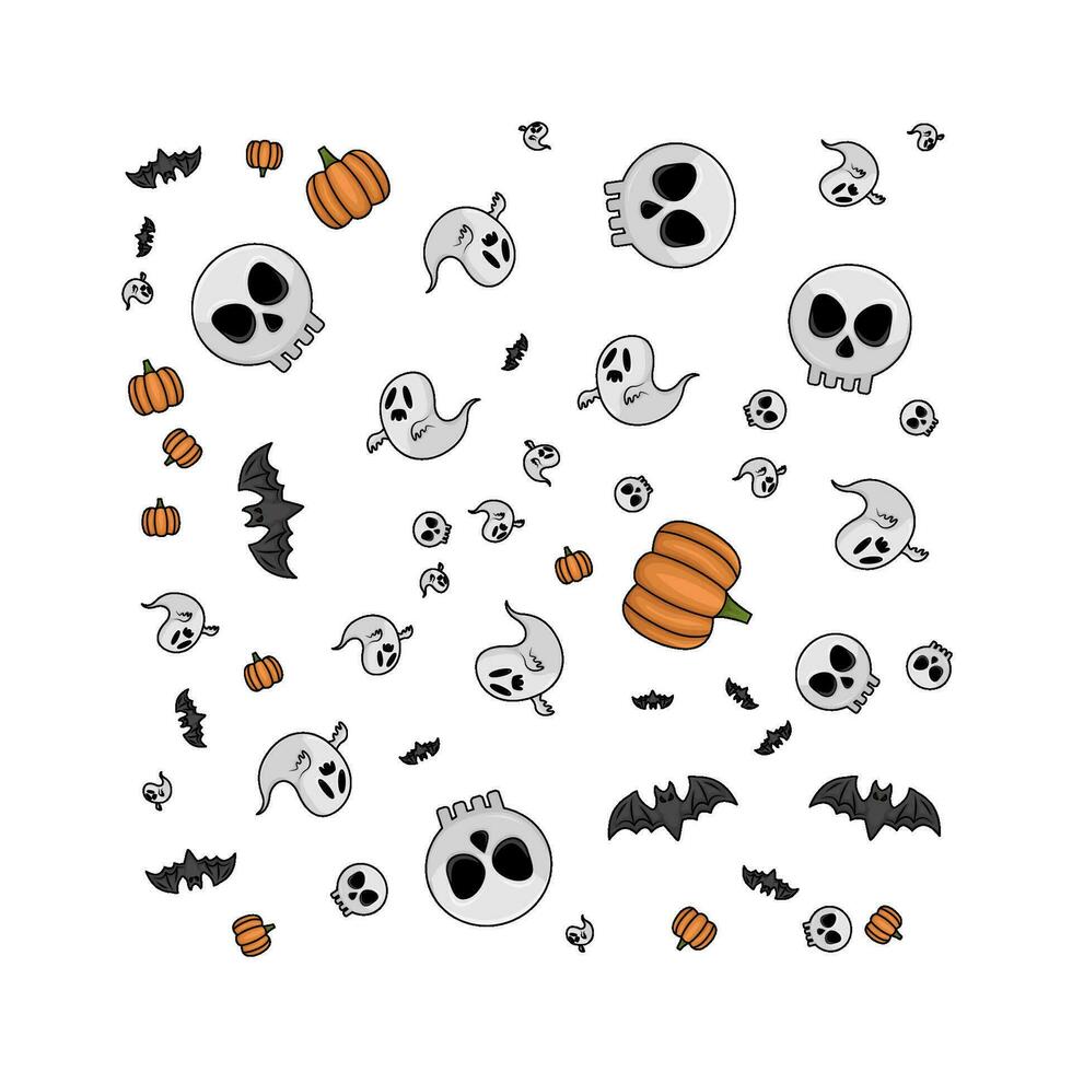 patroon halloween illustratie vector