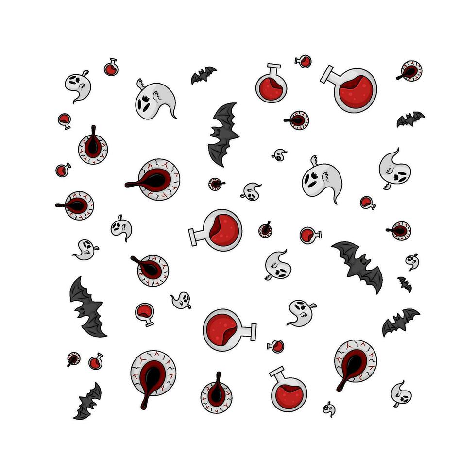 patroon halloween illustratie vector
