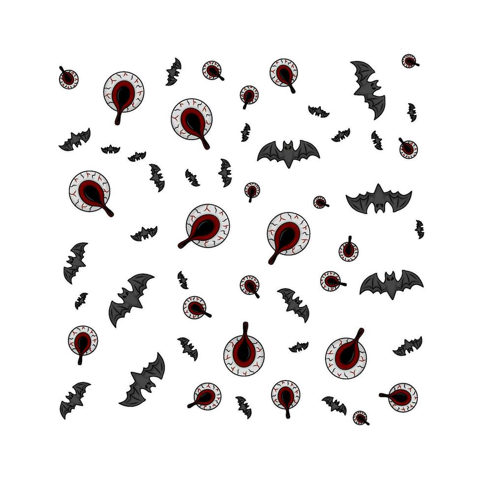 patroon halloween illustratie vector