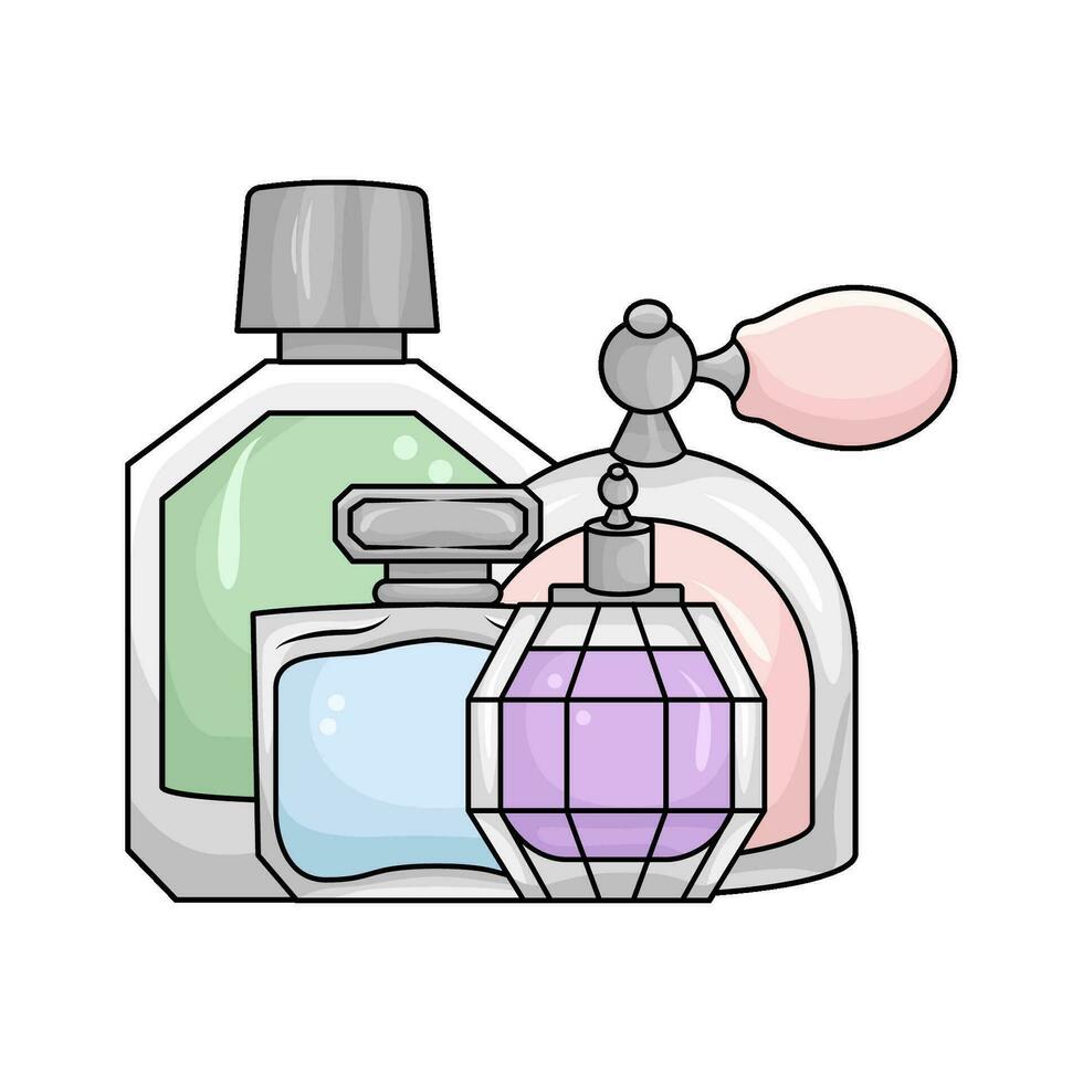 parfum fles verstuiven illustratie vector