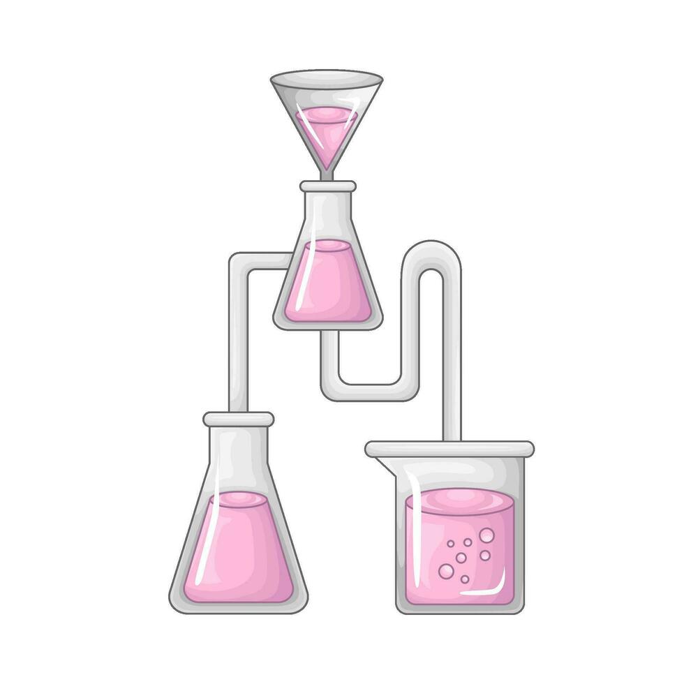 laboratorium toverdrank fles illustratie vector