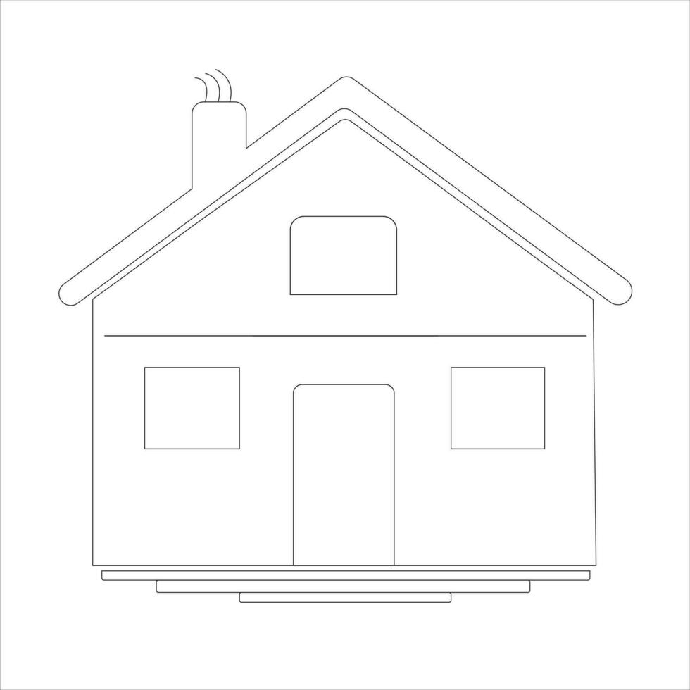 huis, huis icoon, symbool vector