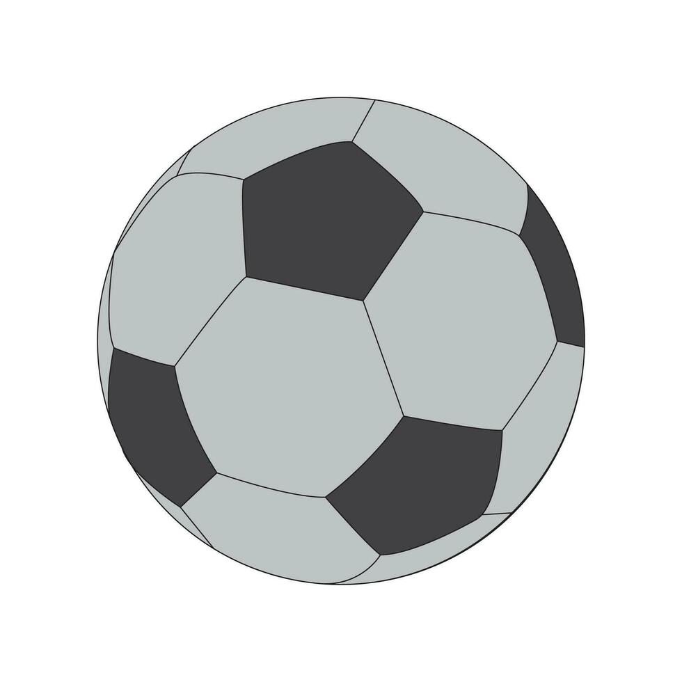 Amerikaans voetbal realistisch kleurrijk, wit achtergrond, vector illustratie eps