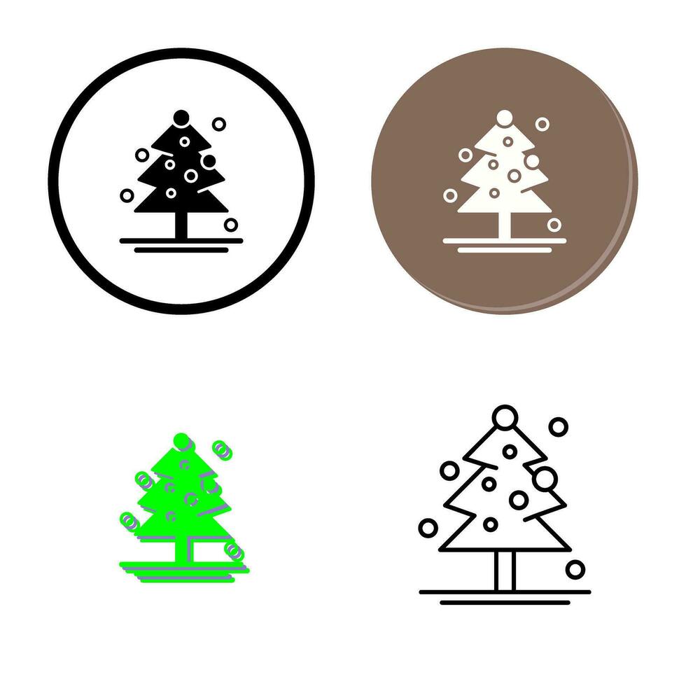 kerstboom vector pictogram