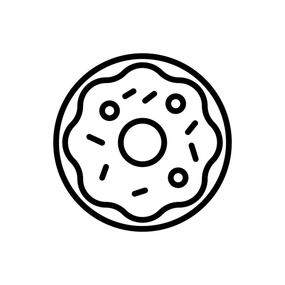 donut icoon ontwerp vector