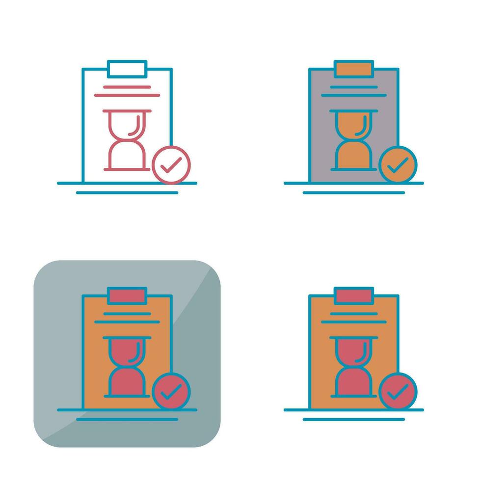 zandloper vector pictogram