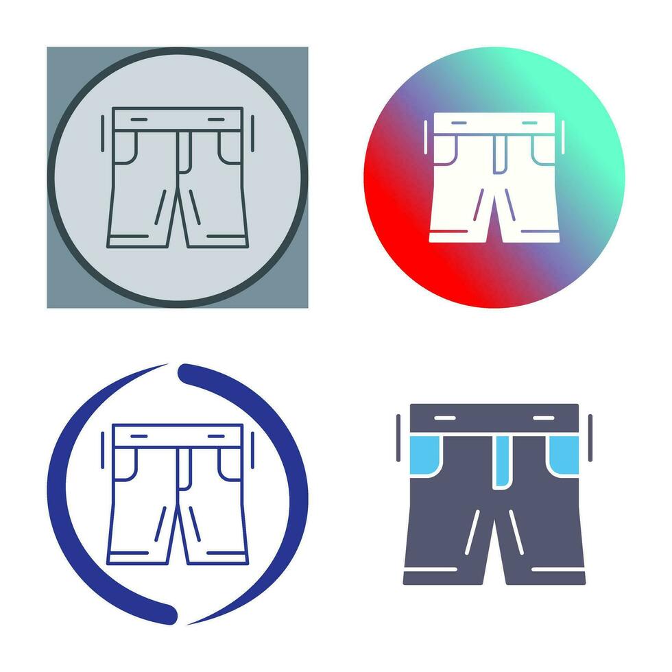 korte broek vector pictogram