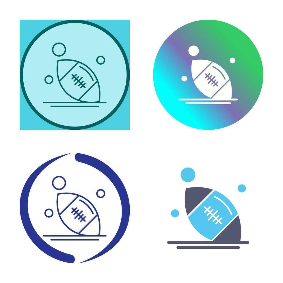 rugby vector pictogram