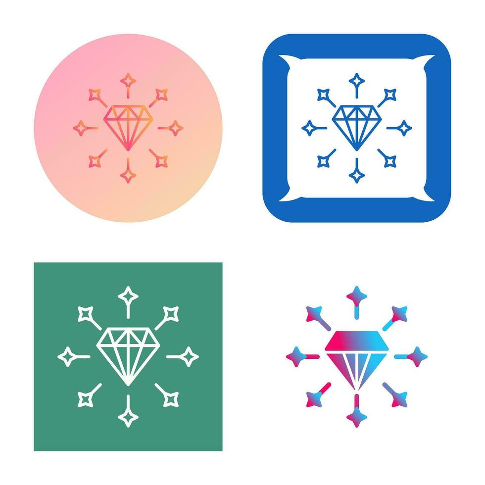 diamant vector pictogram