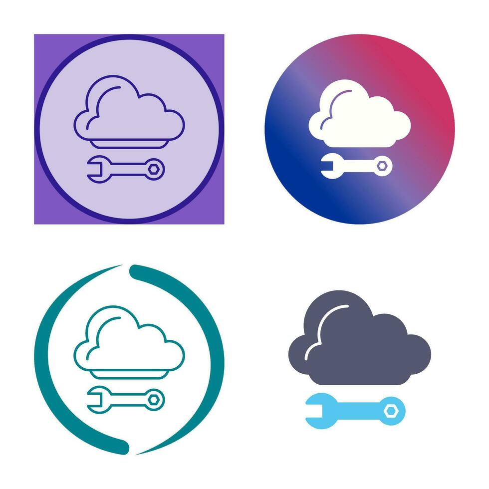 cloud computing vector icon