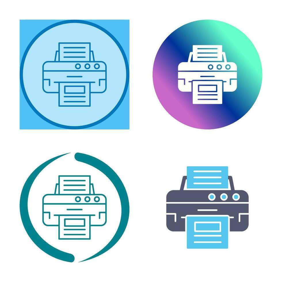 printer vector pictogram