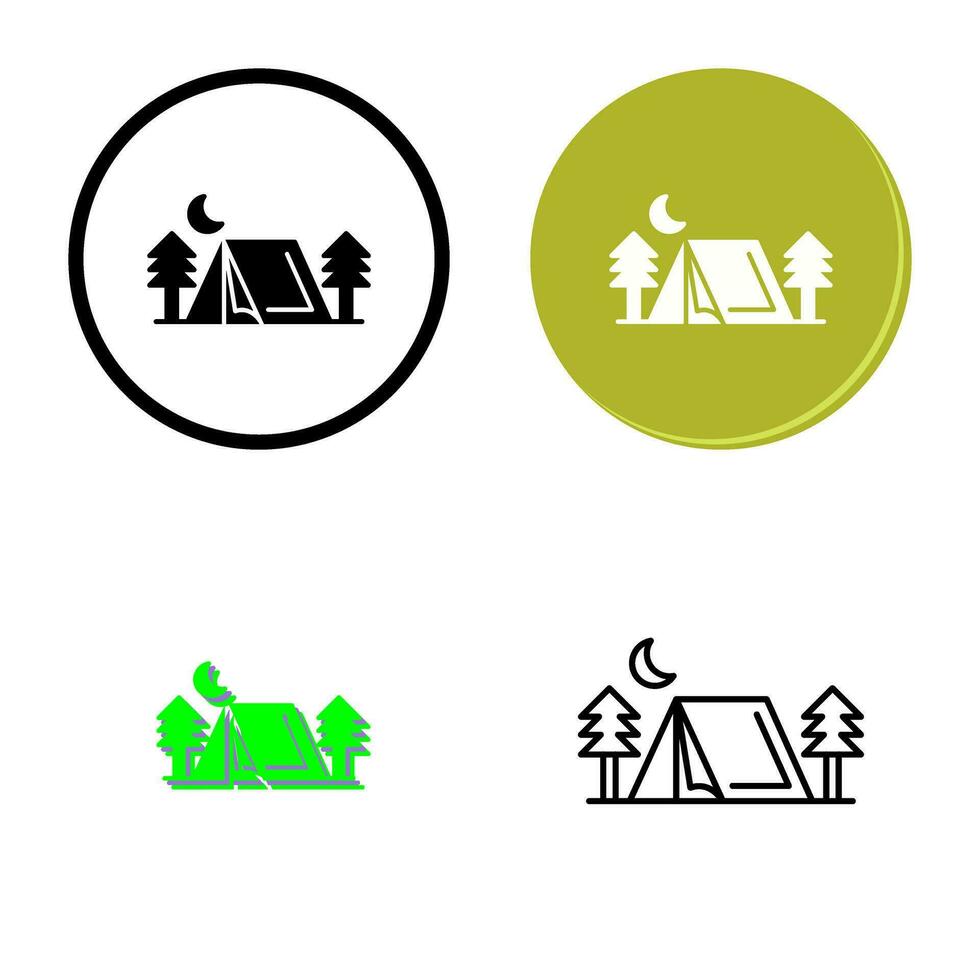 tent vector pictogram