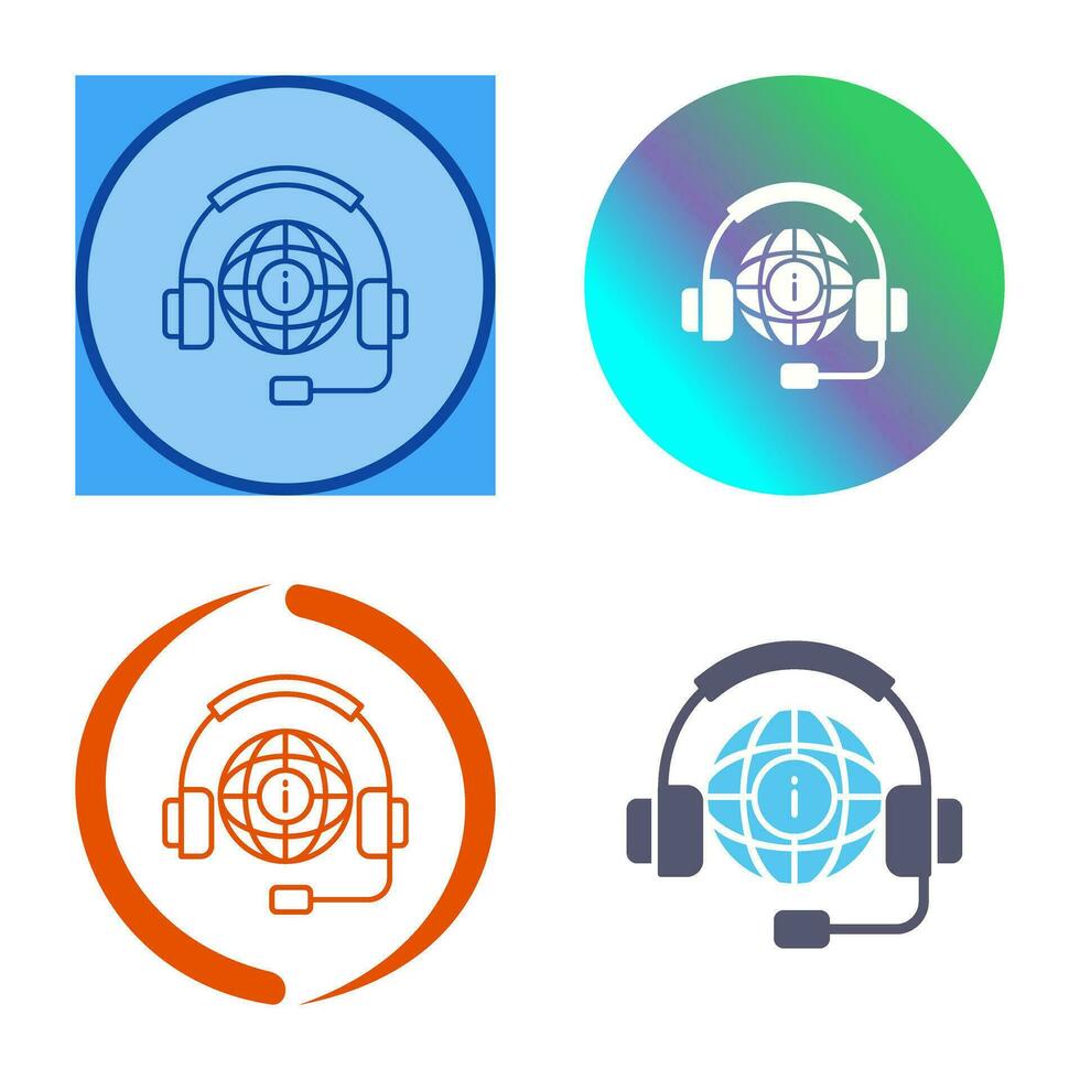 callcenter vector pictogram